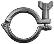 Single Pin Heavy Duty Clamps with Serrated Wing Nut