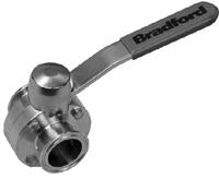 1" B5104, EPDM, CxC, CW to Open Push Handle