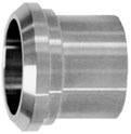 2.5" Pln B/S Ferrule(Long)-316L